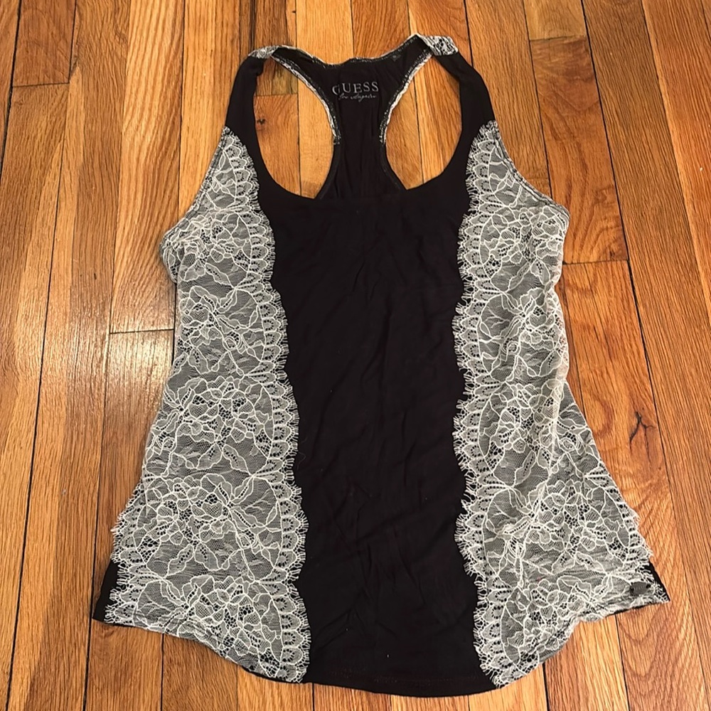 Guess lace detail racerback (3)